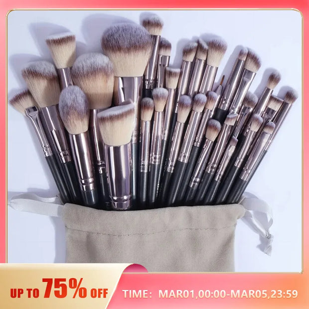Affordable sets of professional makeup brush set